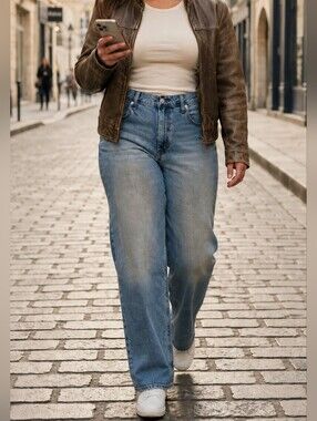 Levi's Loose Boot Jeans Women's Size 31 Mid Rise 100% Cotton NWT